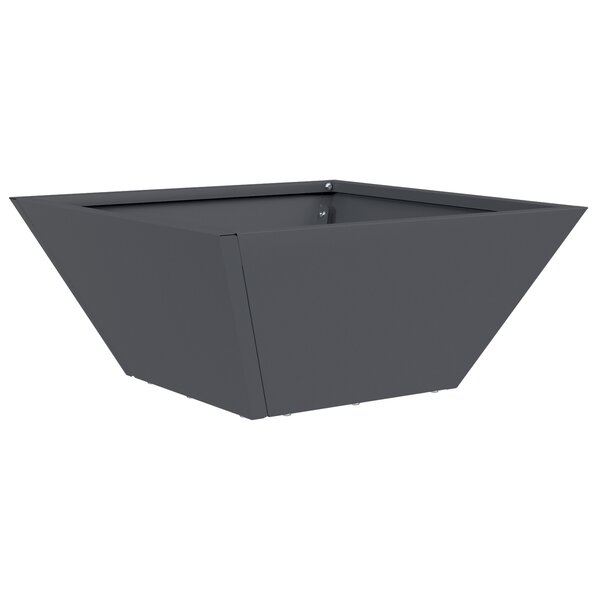 vidaXL Bol jardinière anthracite 35x35x15 cm en acier