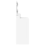 vidaXL Tables de maquillage pour chambre Blanc 80 x 39 6 x 135 cm