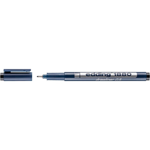 Feutre Fin de Précision Drawliner 1880 Noir (0.5) 0 5 mm EDDING