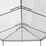 vidaXL Belvédère 600x298x270 cm Blanc 180 g/m²