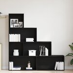 Bibliothèque/Séparateur de pièce vidaXL Chêne noir 155x24x160cm Bois d'ingénierie