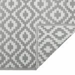 vidaXL Tapis d'extérieur gris 80x250 cm PP