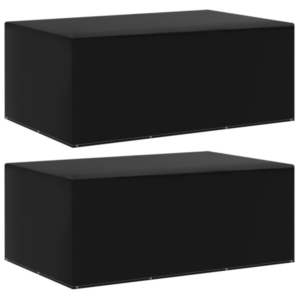 vidaXL Housses de salon de jardin 2 Pièces 7 œillets 225x143x90 cm