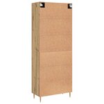 vidaXL Haut Armoire chêne artisanal 69 5 x 34 x 180 cm