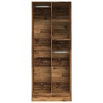vidaXL Garde-robe vieux bois 80x50x200 cm bois d'ingénierie