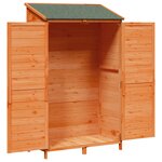 vidaXL Abri de jardin Marron 106 x 56 x 176 5 cm Bois d'ingénierie