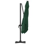 vidaXL Parasol Cantilever Roma Vert 286x285x265 cm Aluminium