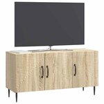 vidaXL Meuble TV Chêne Sonoma 99 x 34 5 x 50 cm Bois d'ingénierie