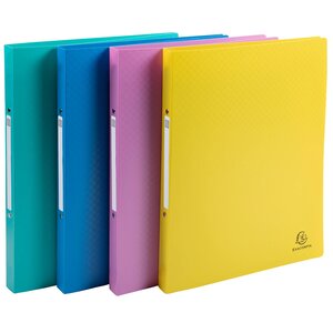 Classeur 2 Anneaux 15mm Polypropylène Forever Young - A4 - Couleurs Assorties - X 20 - Exacompta