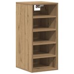 vidaXL Armoire à chaussures chêne artisanal bois d'ingénierie
