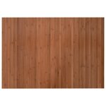vidaXL Tapis rectangulaire marron 70x100 cm bambou