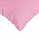 vidaXL Coussins de canapé 2 Pièces Rose 70 x 50 cm tissu