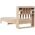 vidaXL Lit bibliothèque sans matelas 100x200 cm bois massif de pin