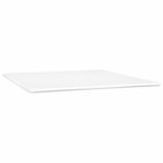 vidaXL Sommier à lattes de lit avec matelas et LED rose 180x210 cm velours