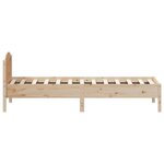 vidaXL Cadre de lit sans matelas 100x200 cm bois massif de pin
