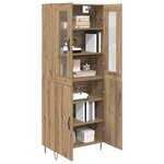 vidaXL Haut Armoire Chêne artisanal 69 5 x 34 x 180 cm