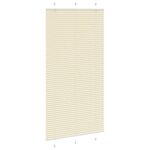 vidaXL Store plissé crème 110x200cm largeur du tissu 109 4cm polyester