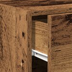 Buffet vidaXL en vieux bois 30x42 5x93 cm en bois d'ingénierie