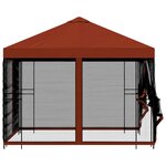 vidaXL Abri de jardin avec parois 3 x 3 m Terre cuite