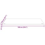 vidaXL Dessus de bureau blanc 100x50x2 5 cm bois massif de pin