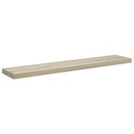 vidaXL Étagère flottante murale chêne 120x23 5x3 8 cm MDF
