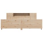 vidaXL Cadre de lit sans matelas 180x200 cm bois massif de pin