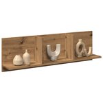 vidaXL Armoire murale 100x16 5x30 cm chêne artisanal bois d'ingénierie