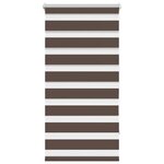 vidaXL Store Zebra 60 9 x 120 cm largeur du tissu 56 7 cm couleur café