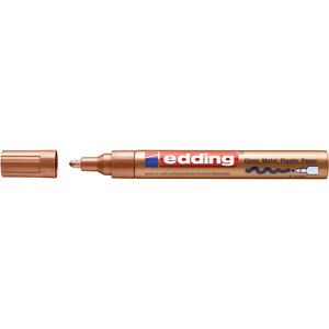 Marqueur Peinture Brillante 750 Pointe Ronde Cuivre 2-4 mm EDDING