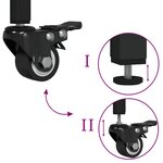 vidaXL Chariot de cuisine chêne fumé 100x50x95 cm bois d'ingénierie