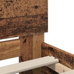 vidaXL Cadre de lit Bois Ancien 120 x 200 cm Bois d'ingénierie