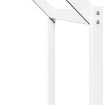 vidaXL Lit superposé sans matelas blanc 90x190 cm bois de pin massif