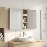 vidaXL Ensemble de Meubles de Salle de Bain 3 Pièces 120 x 14 5 x 70 cm