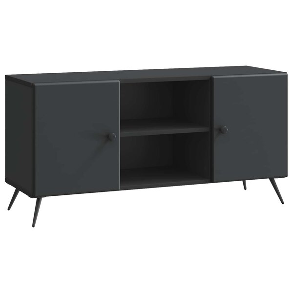 vidaXL Meuble TV 102 x 34 5 x 50 cm Noir Bois d'ingénierie