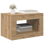 vidaXL Chêne Artisanal