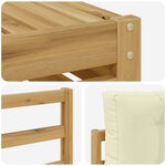 vidaXL Ensemble de canapés d'extérieur 8 pc Blanc et crème Polyester
