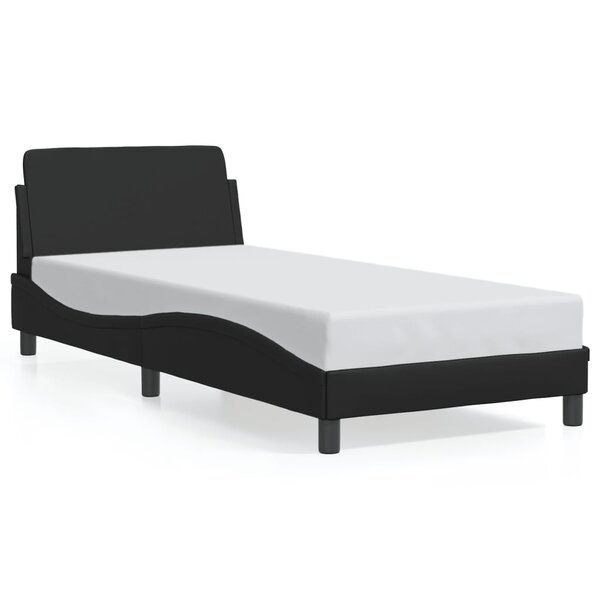 vidaXL Cadre de lit sans matelas noir 80x200 cm similicuir