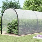 vidaXL Couverture pour plantes Transparent 8 x 12 m PE