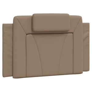 vidaXL Coussin de tête de lit cappuccino 90 cm similicuir