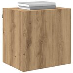 vidaXL Meubles TV muraux 2 Pièces Chêne artisanal 40 5x30x40cm