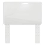 vidaXL Tête de lit Blanc Brillant 100 cm Bois d'ingénierie