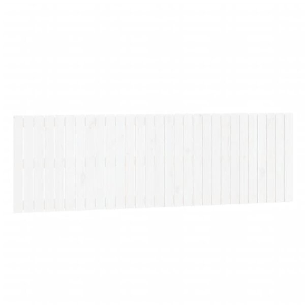 vidaXL Tête de lit murale Blanc 185x3x60 cm Bois massif de pin