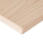 vidaXL Dessus de table 50x50x1 7 cm carré bois de pin massif
