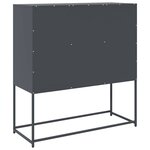 vidaXL Buffet anthracite 100 5x39x107 cm acier laminé à froid