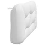 vidaXL Coussin de tête de lit Hvar blanc 152 cm similicuir
