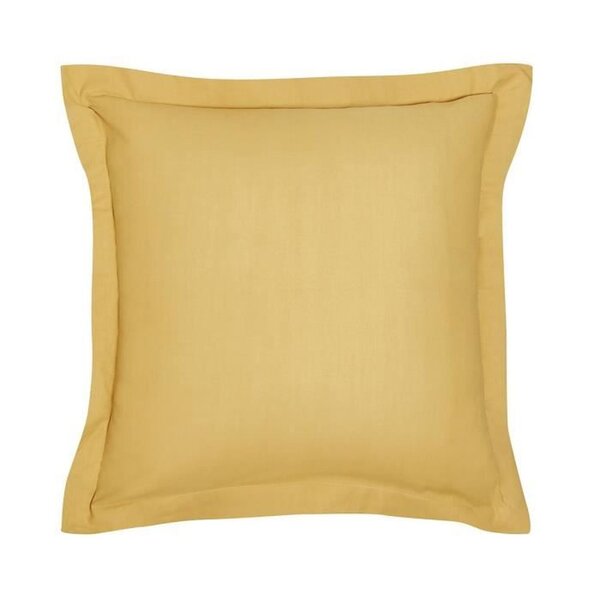 Taie d'oreiller - 63 x 63+5 cm uni - Ocre