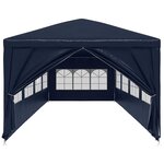 vidaXL Chapiteau de jardin 3x12 m bleu
