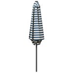 vidaXL Parasol de jardin avec base 230 x 230 cm Polyester
