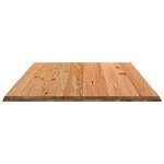 vidaXL Dessus de table marron clair bois chêne massif rectangulaire