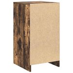 Buffet vidaXL Chêne Fumé 40x41x75 cm Bois Ingénierie